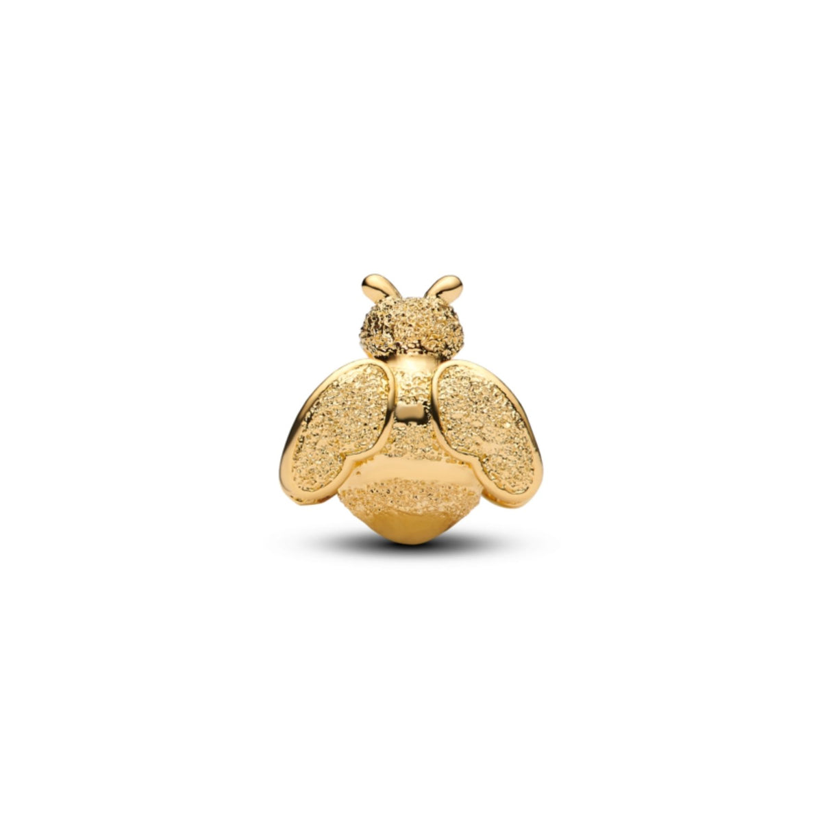 Pandora Moments Textured Bee Mini hela, keltakullattu, 764524C00