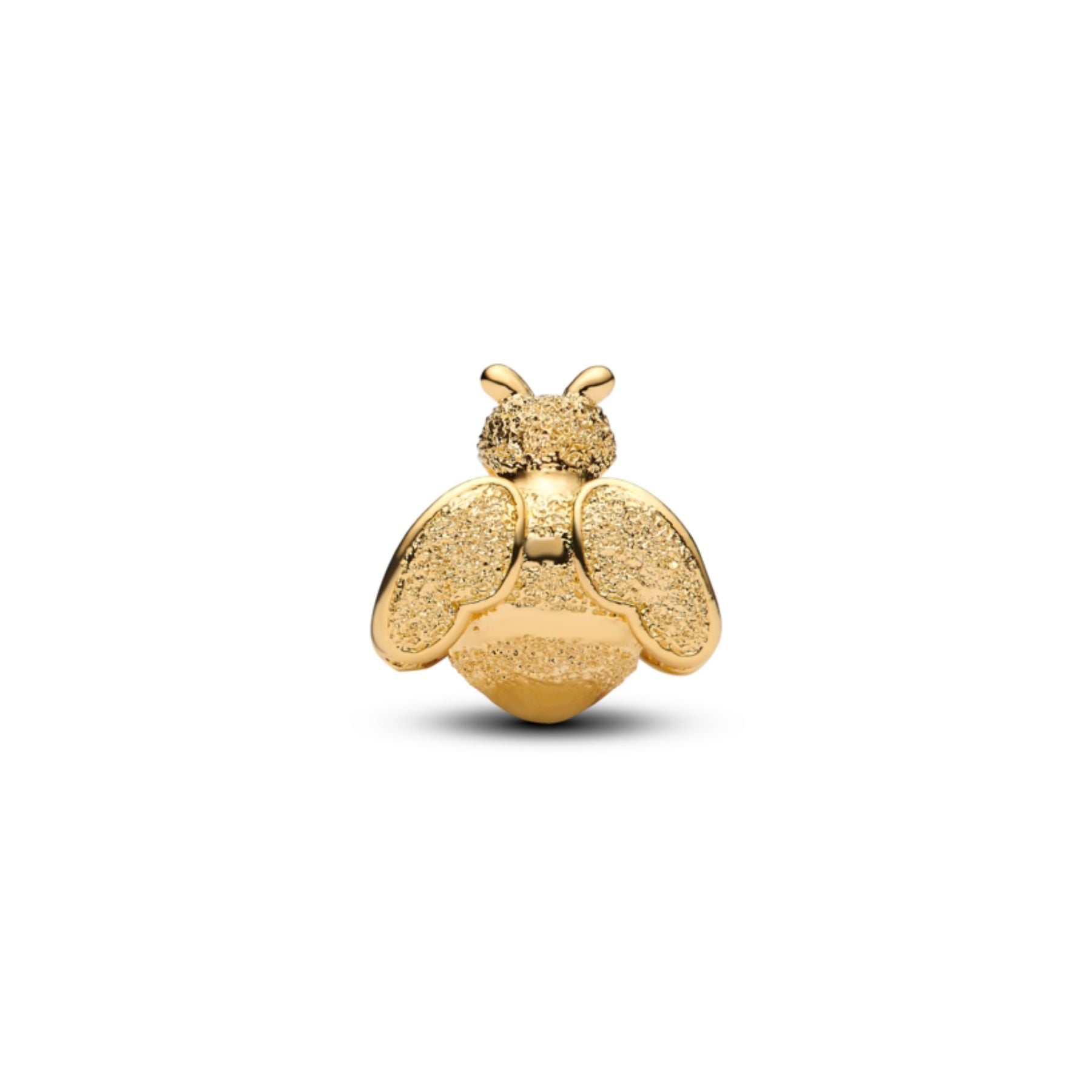 Pandora Moments Textured Bee Mini hela, keltakullattu, 764524C00