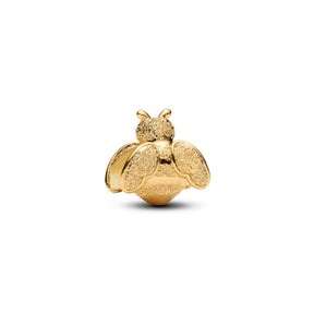 Pandora Moments Textured Bee Mini hela, keltakullattu, 764524C00