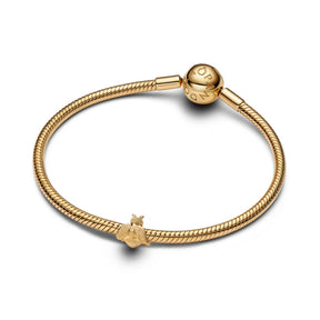 Pandora Moments Textured Bee Mini hela, keltakullattu, 764524C00