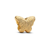Pandora Moments Textured Butterfly mini hela, keltakullattu, 764046C00