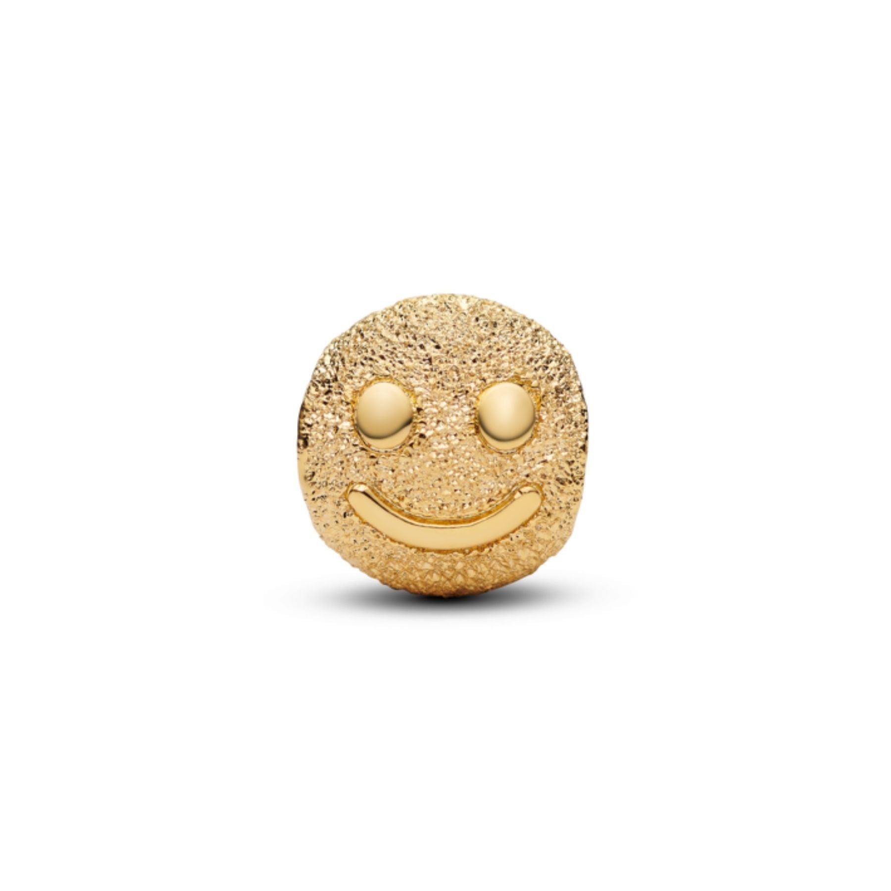 Pandora Moments Textured Happy Face Mini hela, keltakullattu, 764526C00