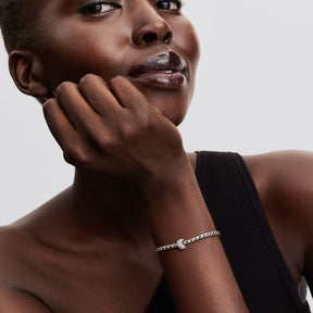 Pandora Moments Textured Moon mini hela, hopea, 794054C00