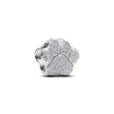 Pandora Moments Textured Paw mini hela, hopea, 794043C00