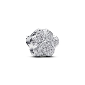 Pandora Moments Textured Paw mini hela, hopea, 794043C00
