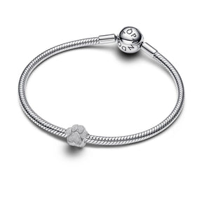 Pandora Moments Textured Paw mini hela, hopea, 794043C00