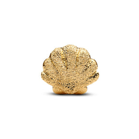 Pandora Moments Textured Shell mini hela, keltakullattu, 764057C00