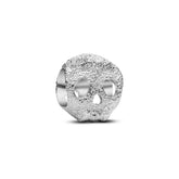 Pandora Moments Textured Skull mini hela, hopea, 794040C00