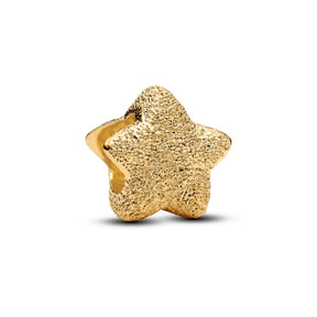 Pandora Moments Textured Star mini hela, keltakullattu, 764050C00