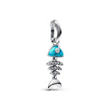 Pandora Moments Turquoise-coloured Fishbone hela, hopea, 793894C01