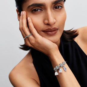 Pandora Moments Winged hela, hopea, 794241C01