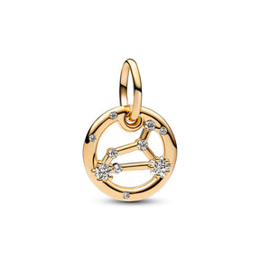 Pandora Moments Zodiac horoskooppihela, keltakullattu