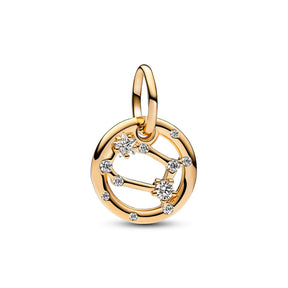 Pandora Moments Zodiac horoskooppihela, keltakullattu