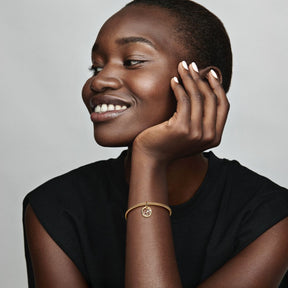 Pandora Moments Zodiac horoskooppihela, keltakullattu