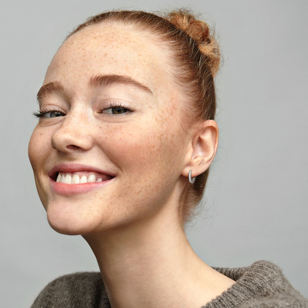 Pandora Pavé Heart rengaskorvakorut, hopea, 296317CZ