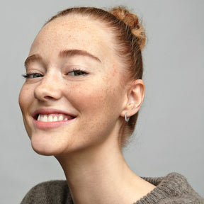 Pandora Pavé Heart rengaskorvakorut, hopea, 296317CZ