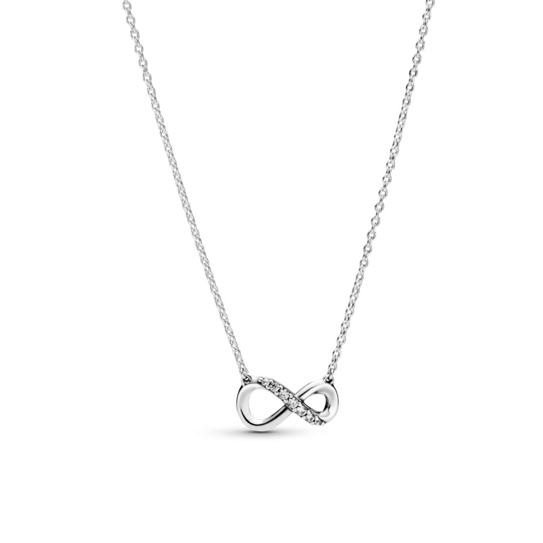 Pandora Sparkling Infinity Collier kaulakoru, hopea, 398821C01-50