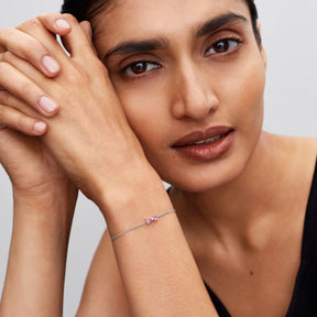 Pandora Timeless Bow Chain rannekoru, hopea, 594234C01