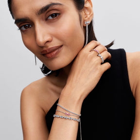 Pandora Timeless Bow Chain rannekoru, hopea, 594262C01