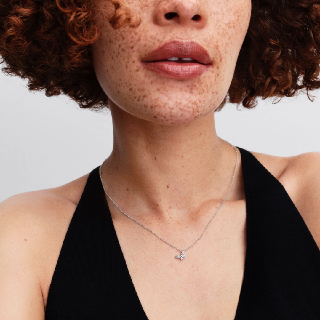 Pandora Timeless Butterfly kaulakoru, hopea, 394266C01-45