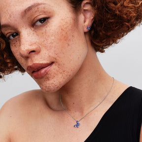 Pandora Timeless Butterfly tappikorvakorut, hopea, 294230C01