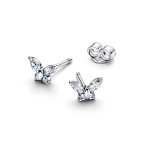 Pandora Timeless Butterfly tappikorvakorut, hopea, 294263C01