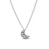 Pandora Timeless Crescent Moon kaulakoru, hopea, 394259C01-50