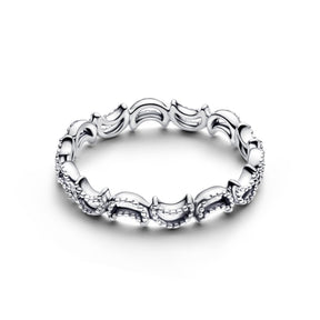 Pandora Timeless Crescent Moon sormus, hopea, 194258C00