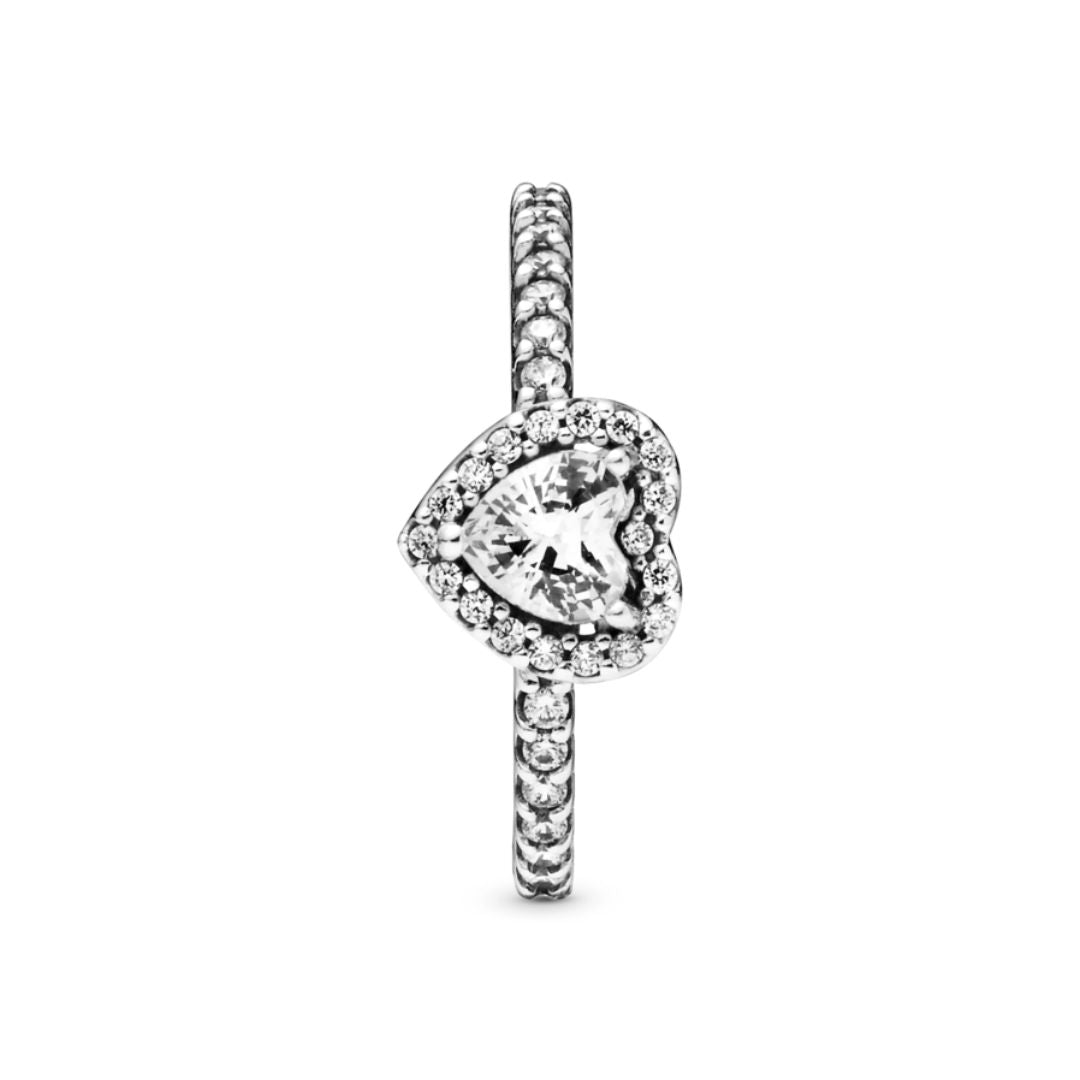 Pandora Timeless Elevated Heart sormus, hopea, 198421C01