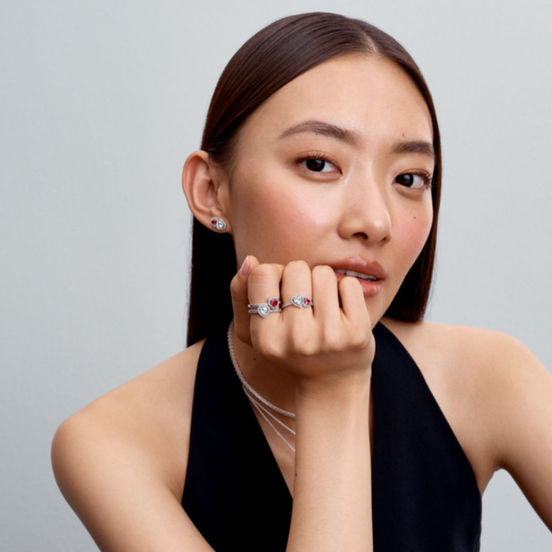 Pandora Timeless Elevated Heart sormus, hopea, 198421C01