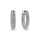 Pandora Timeless Pavé Single-row rengaskorvakorut, hopea, 292624C01