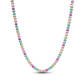 Pandora Timeless Rainbow Tennis kaulakoru, hopeaa, 394648C01-40