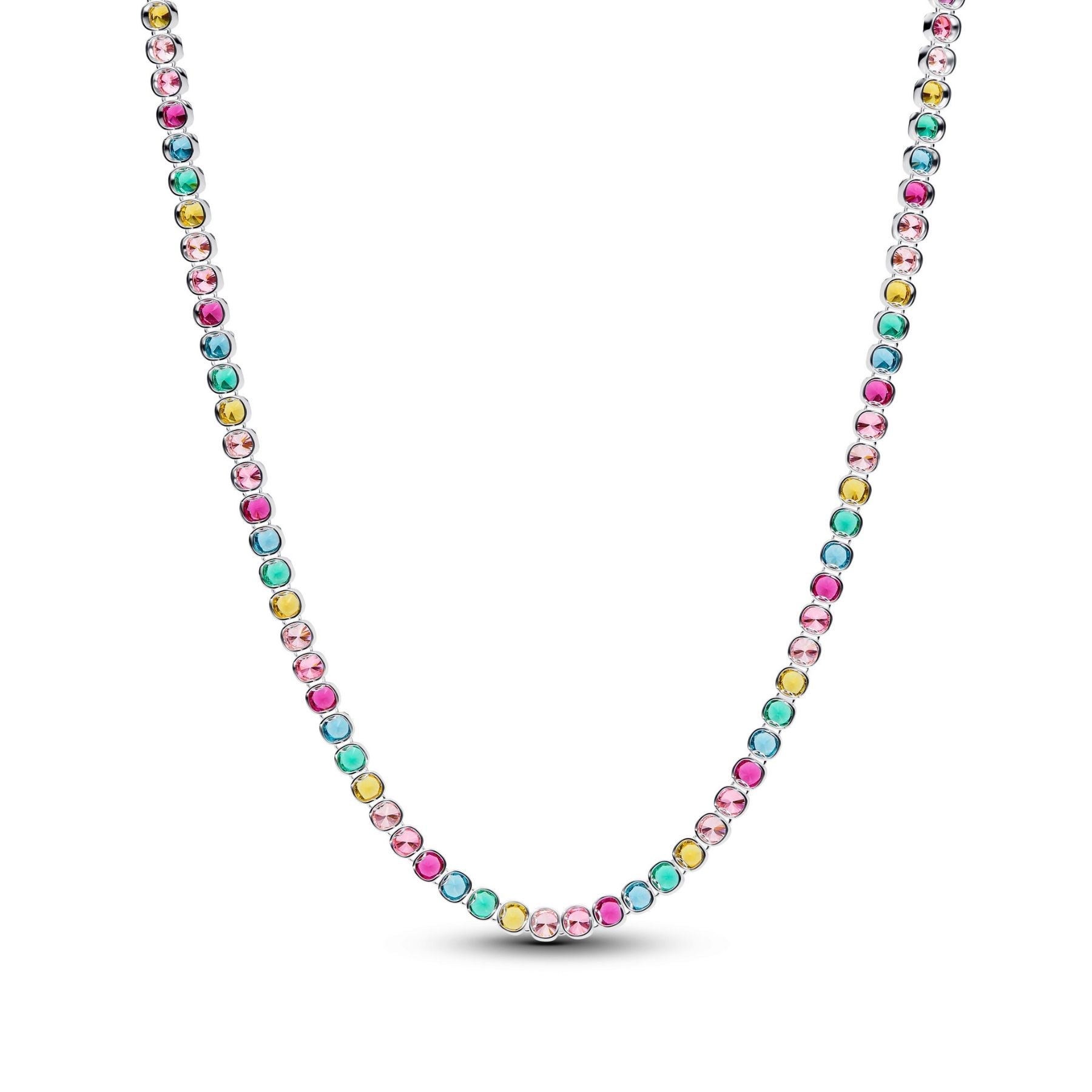 Pandora Timeless Rainbow Tennis kaulakoru, hopeaa, 394648C01-40