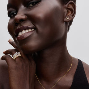 Pandora Timeless Sparkling Butterfly Bold sormus, hopea, 194270C01