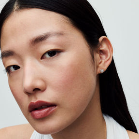 Pandora Timeless Sparkling Elevated Heart tappikorvakorut, keltakullattu, 268427C01