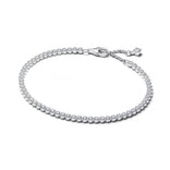 Pandora Timeless Sparling Tennis rannekoru, hopea, 593927C01