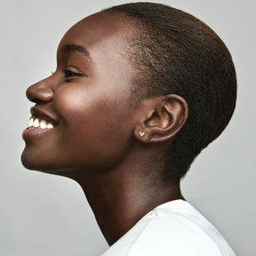 Pandora Timeless Triple Stone Heart tappikorvakorut, keltakullattu, 263003C01