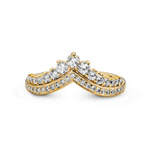 Pandora Timeless Wish Tiara sormus, keltakullattu, 167736C01