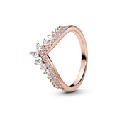 Pandora Timeless Wish Tiara sormus, ruusukullattu, 187736CZ