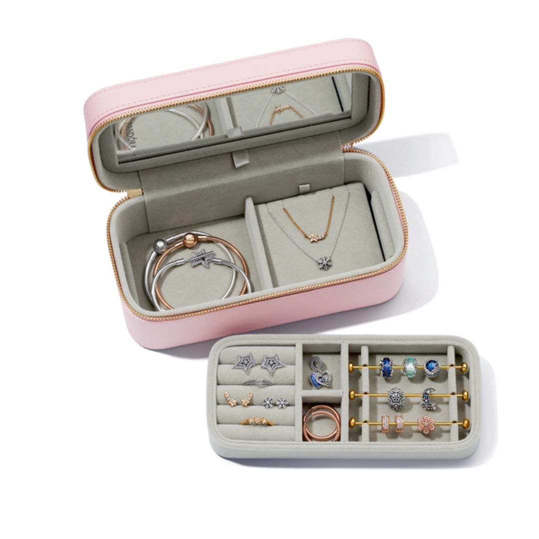 Pandora korulipas, vaaleanpunainen, A008