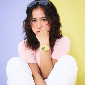 Pastellinkeltainen Casio Baby-G BA-110AH-9AER rannekello