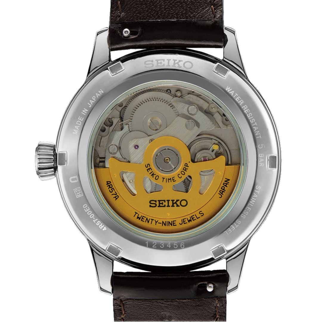 Seiko Presage Cocktail Time SSA459J1 miesten rannekello, avoin rakenne