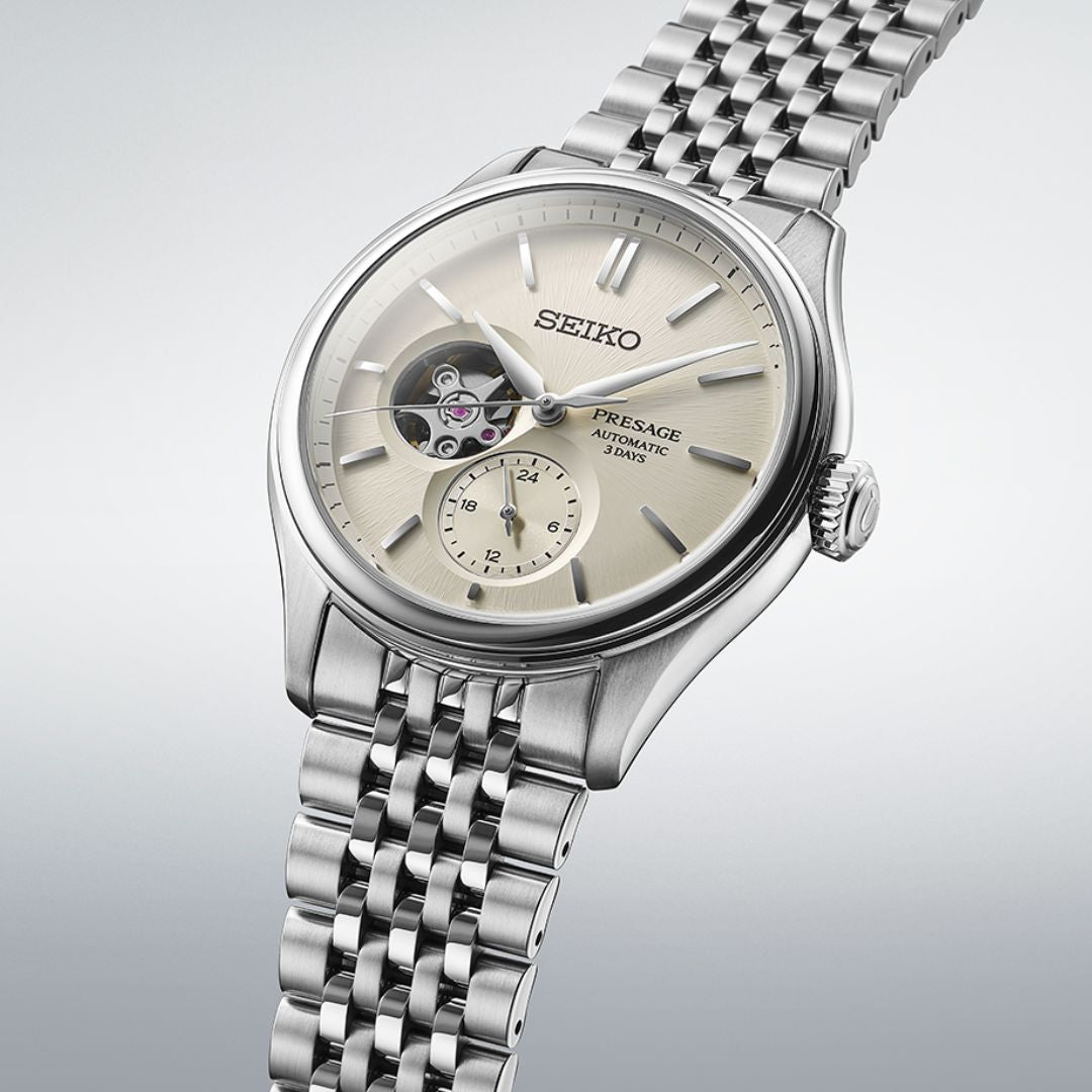 Seiko Presage SPB469J1 Classic Open Heart rannekello