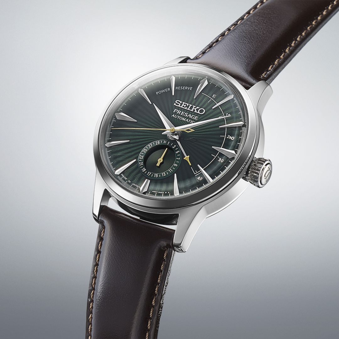Seiko Presage SSA459J1 Cocktail Time Midnight Mockingbird rannekello