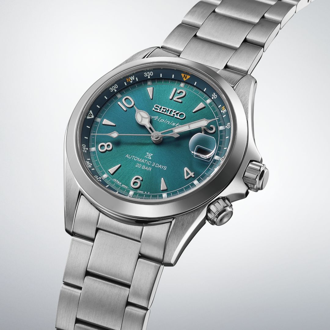 Seiko Prospex Land Alpinist vedensininen rannekello SPB503J1