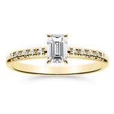 Silván Charlotte Emerald timanttisormus 0,60ct, keltakultaa, Silván vihkisormukset