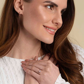 Silván Charlotte Ovaali timanttisormus 0,60ct, rosekultaa, Silván vihkisormukset