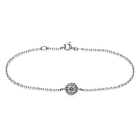 Silván Lauriel timanttirannekoru 0,23ct, valkokultaa, Silván timanttikorut