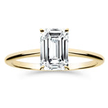 Silván Solitaire Emerald timanttisormus 1,50ct, keltakultaa, Silván vihkisormukset