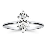 Silván Solitaire Markiisi timanttisormus 1,00ct, valkokultaa, Silván vihkisormukset